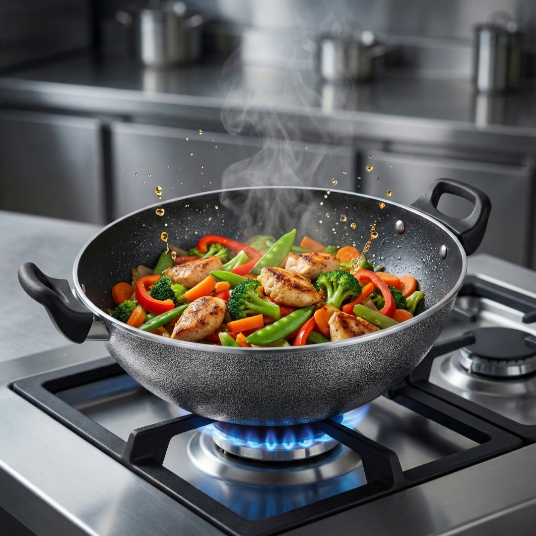 Galaxy GL Cooking Wok Glass Lid