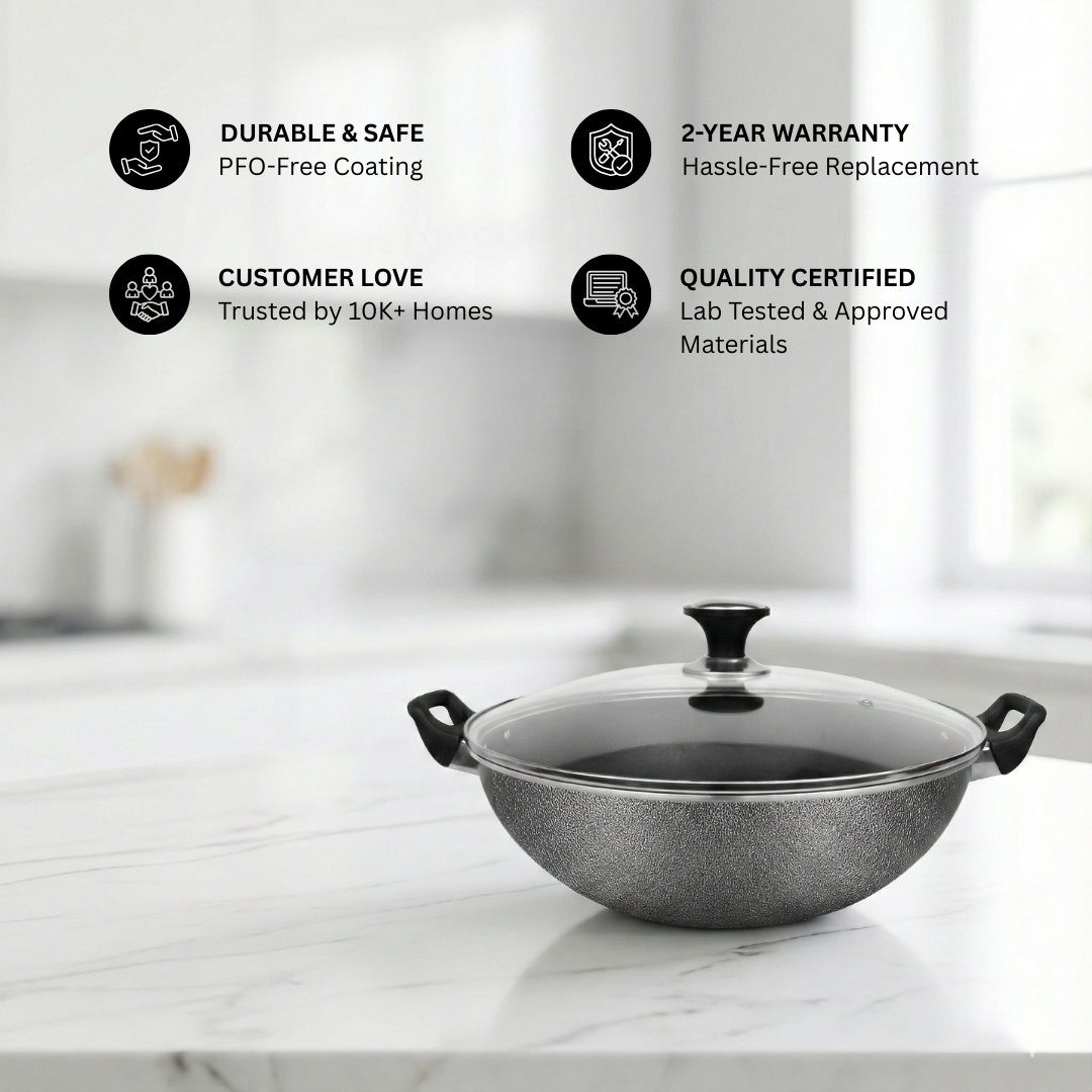 GL Cooking Wok Glass Lid