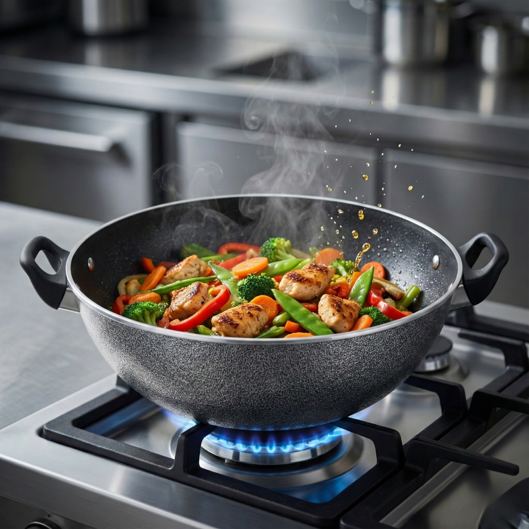 GL Cooking Wok Glass Lid