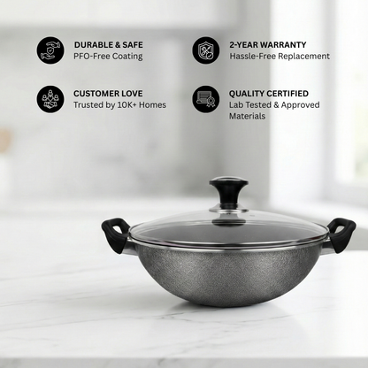 Galaxy GL Cooking Wok Glass Lid