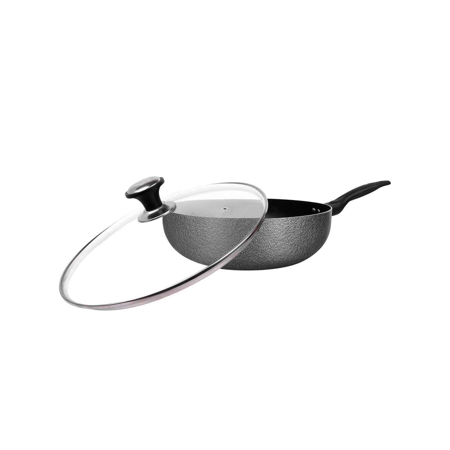 GL Classic Wok with Glass Lid