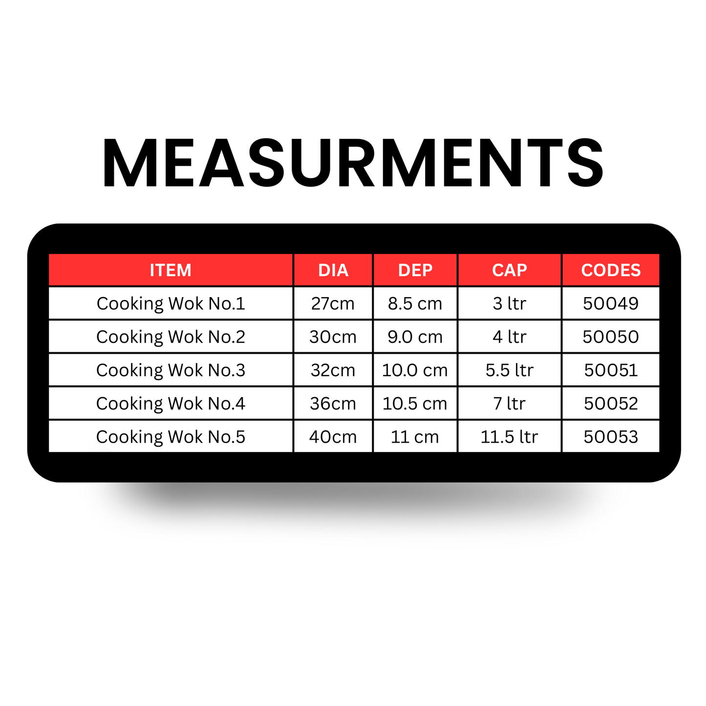 GL Cooking Wok Glass Lid