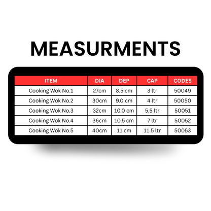 GL Cooking Wok Glass Lid