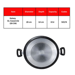 Galaxy GL Casserole 28 CM
