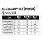 GL Galaxy Set (20x28) - Glass Lid