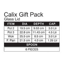 Calix Gift Pack- Glass Lid
